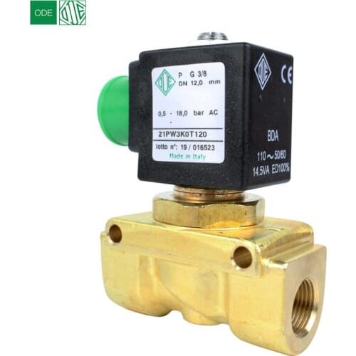 Wholesale Italy ODE Solenoid valve 2/2 way N.C. With piston pilot control 21PW4K0T120