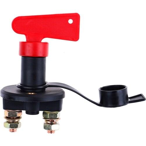 Truck Boat Car Battery Disconnect Switch Power Isolator Cut Off Kill Switch + 2 Removable Keys For Marine Auto ATV Vehicles Car