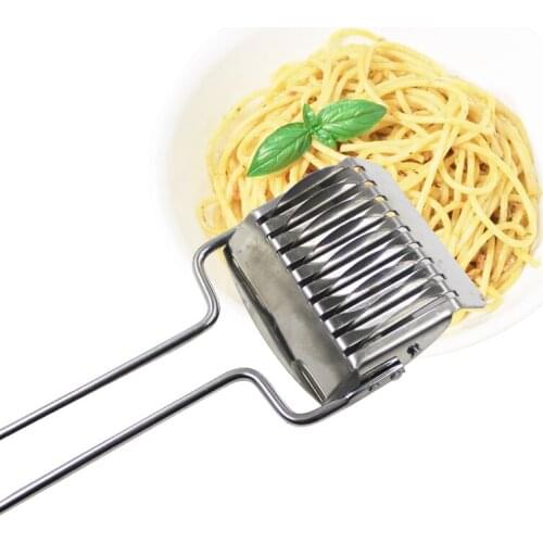 Stainless Steel Manual Non-slip Handle Pressing Machine Noodle Cut Shallot Cutter Spaetzle Pastry Tool for the Kitchen 9