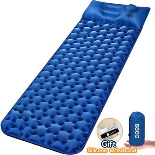 Ultralight Outdoor Sports Portable Travel Camping Sleeping Pads TPU Inflatable Mat For Hiking