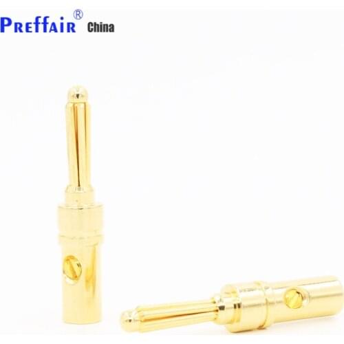 VB413G 24K gold plated banana plug speaker cable banana plug