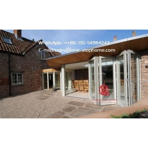 High Heat Insulation Performance,Artistical Aluminum Alloy Sliding Glass Bi-folding Doors,Outdoor Fold Door