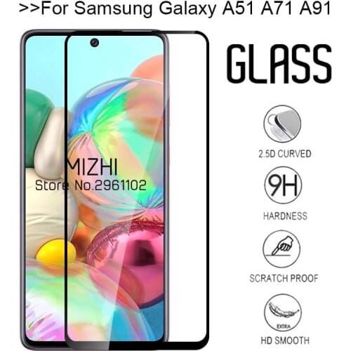 Protective glass for samsung galaxy a51 a71 a91 tempered glass for sumsung a51 a71 a91 screen protector film on a 51 71 91 glass