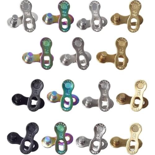 2 Pairs Mountain Road Bicycle MTB Chain Connector Lock for 6/7/8/9/10/11/12 Speed Master Link Joint Repair Tool