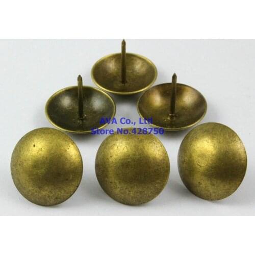 50 Pieces 22x19mm Antique Copper Upholstery Tacks Nails