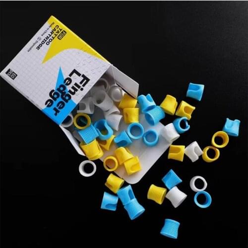 60pcs/set Finger Ledge Silicone for Tattoo Cartridge Hold Firmly Finger Rest Combo Compatible with Cartridges Tattoo Supplies