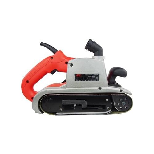 AC220V 1380W 3/4inch small household abrasive belt grinder, polishing machine, can be upside down, multi-power belt optional
