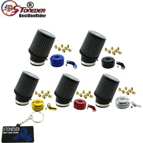 STONEDER Air Filter & Adapter Kit Main Jet For Coleman CT200U BT200 Trailmaster MB200 Baja Warrior