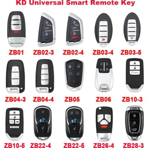 KEYDIY Universal KD Smart Remote Key ZB01 ZB02-3 ZB02-4 ZB03 ZB04 ZB05 ZB06 ZB10 ZB22 ZB26 ZB28 for KD-X2 KD900 Mini KD Key Tool