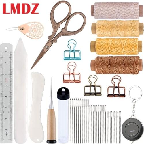 LMDZ Leather Waxed Thread Leather Sewing Thread Leather Craft Hand Tools Thread for Leather Waxed Sewing Line Sewing Supplies