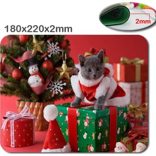 Mairuige Hot Selling Multi-Styles Animals Cute Christmas Kittens High Quality Fashion Skid Durable Mouse Pad