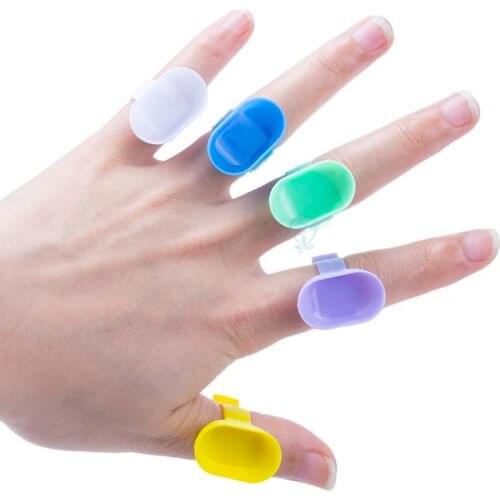 50pcs Dental disposable consumables plastic handy finger bowl cup for mixing cement powder class Dental tool helper