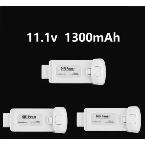 Original 11.1V 1300mAh lipo Battery for Yuneec Breeze 14.43Wh 11.1v Replacement Lithium Polymer Battery for Yuneec Breeze 3Pcs