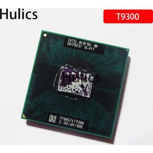 Hulics Original For Intel Core 2 Duo T9300 2.5 GHz 6M 800MHz Processor Socket P SLAYY SLAQG CPU