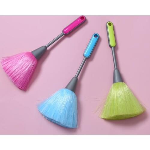 Practical Double-color Handle Office Accessories Household Duster Keyboard Brush Computer Cleaning Cleaning Brush