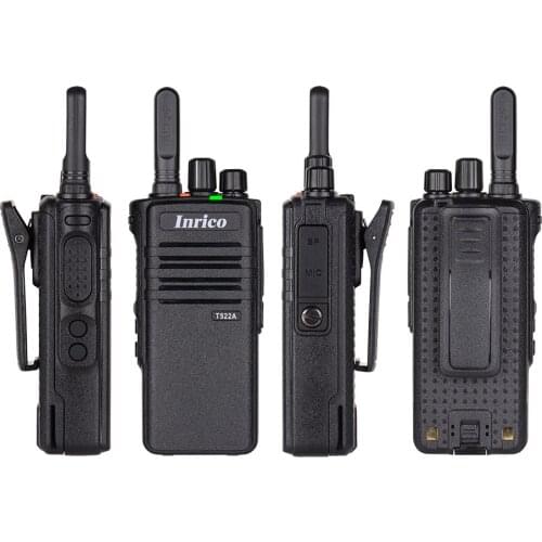 Inrico T522A 4G Android Walkie Talkie app Radio poc interkom SOS GPS Bluetooth Wifi comelit intercom