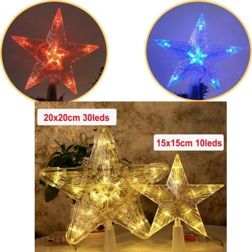 Christmas Decoration LED Christmas Tree Stars Light 2022 New Year Xmas Home Decoration