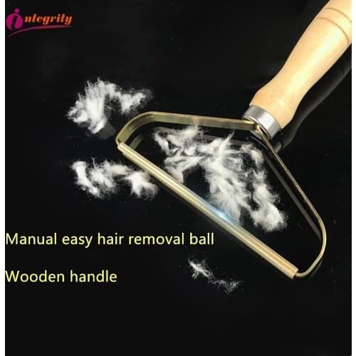 INTEGRIT Portable Lint Remover Pet Hair Remover Brush Manual Lint Sofa Clothes Cleaning Lint Brush Fuzz Fabric Shaver Brush Tool