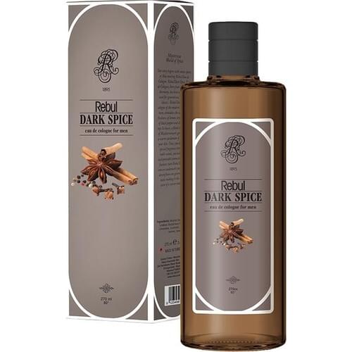Rebul Dark Spice Eau De Toilette 270ML (Glass Bottle) deoderant beautiful fragrance male female