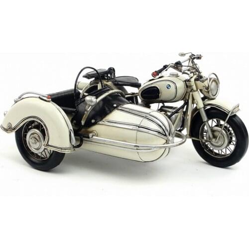 Vintage wrought iron decorative antique crafts Motorcycle locomotive Indian Bar Cafe decoration