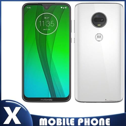 Motorola Moto G7 XT1962-1 Refurbished-Original Unlocked Mobile Phone Android 4GB RAM 64GB ROM 6.2‘’ 12MP NFC 4G LTE Cellphone