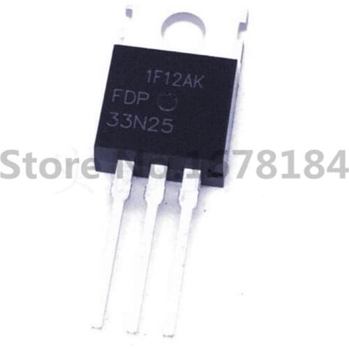 10pcs/lot FDP33N25 FET 33A 250V MOS-N-channel 33N25 TO-220