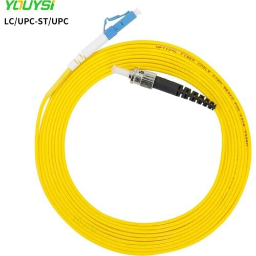 10PCS Simplex LC/UPC-ST/UPC fiber optic patch cord Cable 1m/2m/3m/5m/10m fiber optic jumper cable 2.0mm