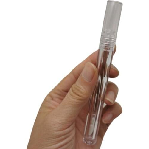 2ML Clear Lip Gloss Wand Tube 30/50/100Pieces Empty Round Transparent Lipgloss Tubes Plastic Cosmetic Containers