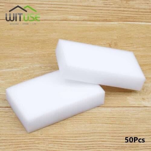 100*60*20mm 50 pcs Magic Sponge Eraser Kitchen Office Bathroom Clean Accessory/Dish Cleaning Melamine sponge nano wholesale