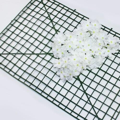 60x40/50x50cm Plastic Frame for Flowers Wall Arches DIY Wedding Decoration Backdrop Plastic Bent Sub-rack Flower Row Accessories