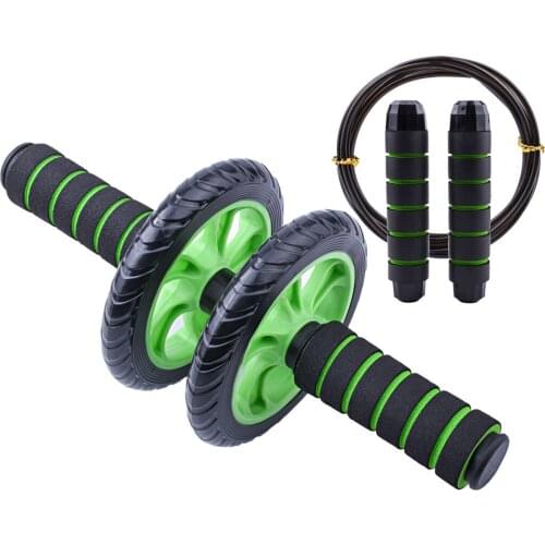 AB Wheel Roller Coaster Skipping Jump Rope Exercise Machine Abdominal Muscle Trainer Home Fitness Gym Equipment Workout Tools