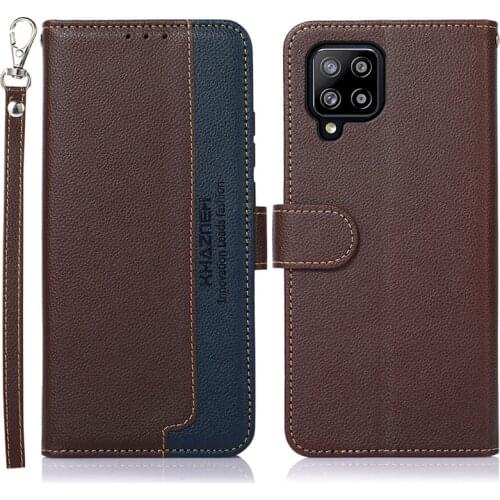 For Samsung Galaxy M42 5G Flip Case RFID Blocking Leather Texture Book Cover for Samsung M42 Case M 42 SM-M426 Wallet Shockproof