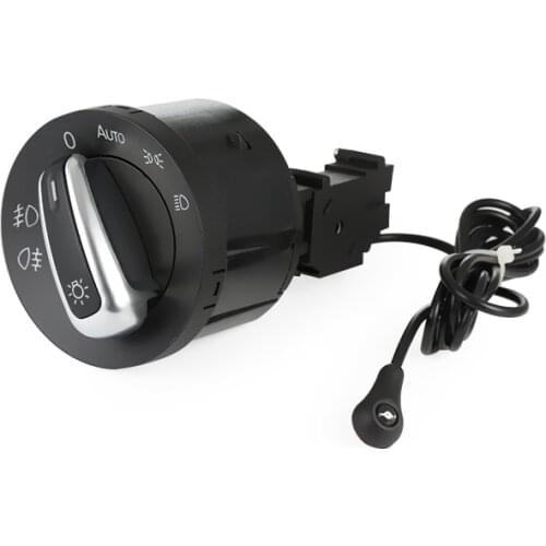 For VW Passat B6 B7 CC Tiguan Caddy for seat alhambra Chrome Auto Headlight Switch 5ND941431B Modification add Auto function