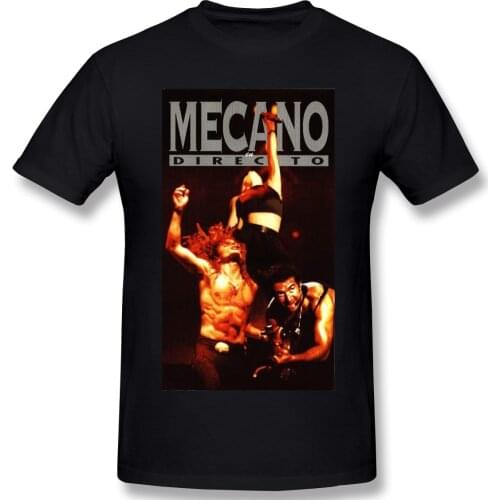 Mecanos Bands Mens Basic Short Sleeve T-Shirt Graphic Cool R295 Tshirt Eur Size