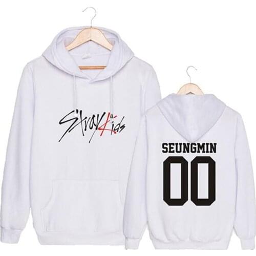 KPOP Bangtan Boys StrayKids Unisex Sweatshirt Hoodie Pullover sweatshirts WOOJIN BANG CHAN for man and woman