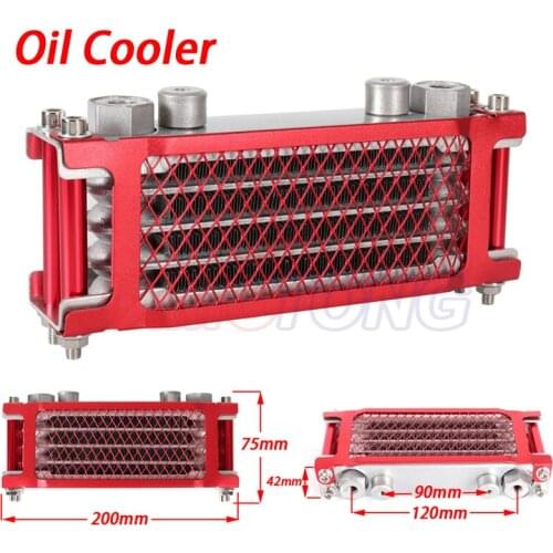 Motorcycle Oil Cooler for Dirt Bike Pit Bike Monkey Bike ATV Quad Motorcycle Radiator Oil Cooler Cooling ATV 110cc 125CC 140cc