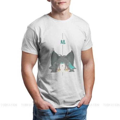 Men Streetwear Genshin Impact Game Paimon Teyvat Venti Childe Fashion T-Shirt XIao Casual Clothing