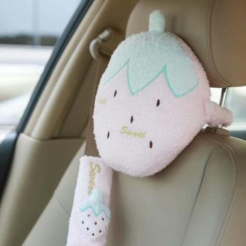 IVYYE Strawberry Fruit Anime Pillow Decoration Cushion Home Throw Car Pillows Soft For Office Sleep Unisex Gifts New