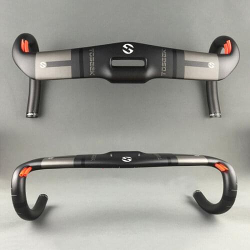 31.8mm Carbon Bike Handlebar 400/420/440mm 1-1/8" Threadless MTB Road Bicycle Racing Bent Bar Cycling Accessories