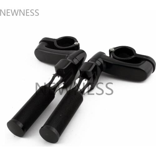 Bike Foot Pegs Motorcycle 1.25" 32mm Highway Bar Footrest FootPeg For Harley Sportster Softail Touring Street Road Glide