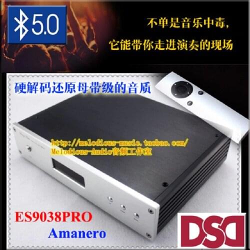 WEILIANG AUDIO DC-200 ES9028PRO ES9038PRO DAC decoder Amanero USB interface CSR8675 Bluetooth 5.0 remote control