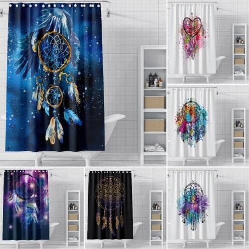 Dream Catcher Shower Curtain 3D Bathroom Curtain Waterproof Shower Bath Curtains in the Bathroom Polyester Fabric Shower Curtain