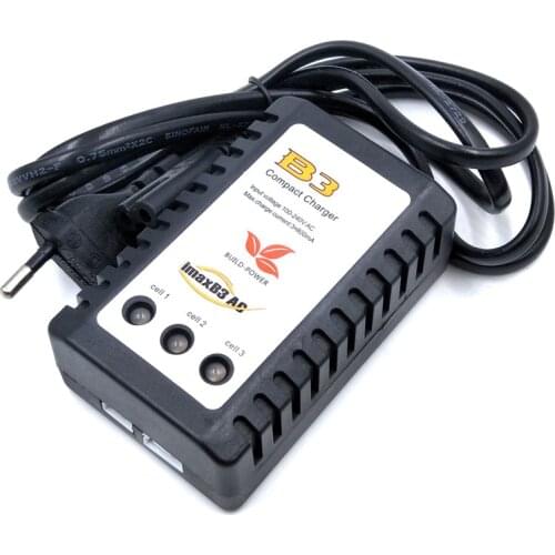 B3 Lipo Battery Charger AC 100~240V RC Airplane Li-poly Battery Balance Charger For 7.4-11.1V 2S-3S