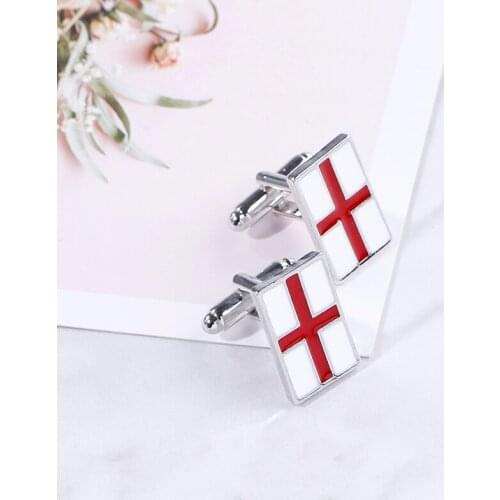 Zhijia England flag Cufflinks For Men cuff link button business cuff links French shirt cufflink for the united kingdom