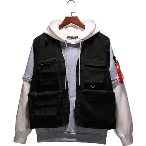 2020 New Brand Military Vests Tactical Black Hunting Travel Vests Mens Pockets Autumn Vests Sleeveless Jackets City Fashion Vest