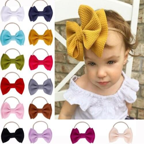 1PC Infant Baby Girl Headband Newborn Cute Bow Headwear Headdress Hair Band Headwear Lovely Gifts Princess Accessories New