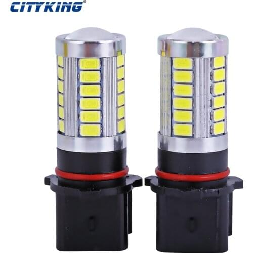 1 x White light H11 h16 9006 P13W led 33smd 5730 5630 LED car Front DRL Auto Driving Fog Lamp headlight Daytime Running Light