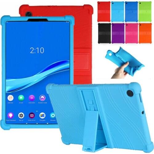 10.1" Tablet Case For Lenovo Tab4 10plus TB-X704 TB-X804 silicone protect stand holder