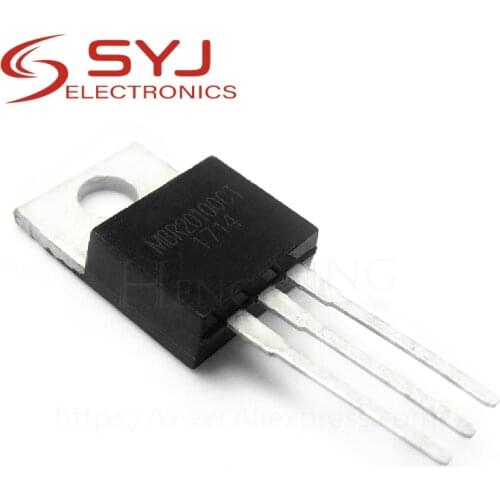 10pcs/lot MBR20100CT MBR20100CTP MBR20100 20100 TO-220 20A 100V Schottky Rectifier Diode In Stock