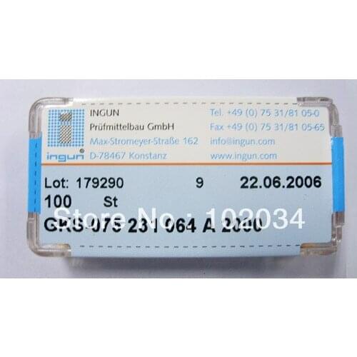 100PCS/LOT 100% ORIGINAL INGUN GKS075-231-064 GKS075-231 064 A 2000 Spring Test Probe Pogo Pin made in Germany